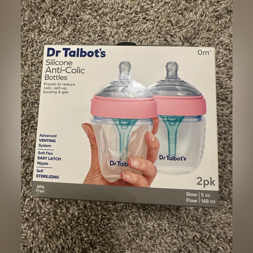 Dr Talbot's Silicone Anti-Colic Bottles 2-Pack